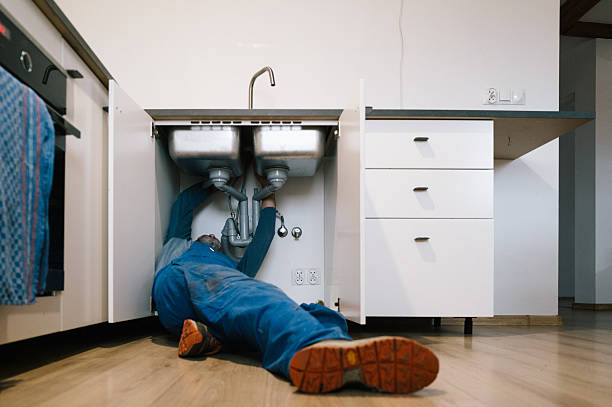 Professional Leak Detection technician working in South Portland, ME